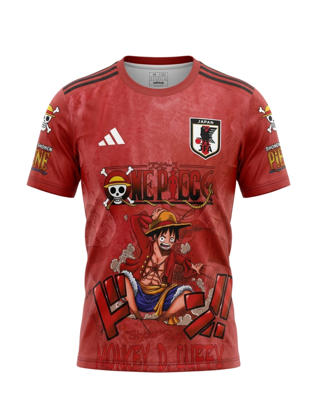 Camiseta Japon One Piece Luffy Red
