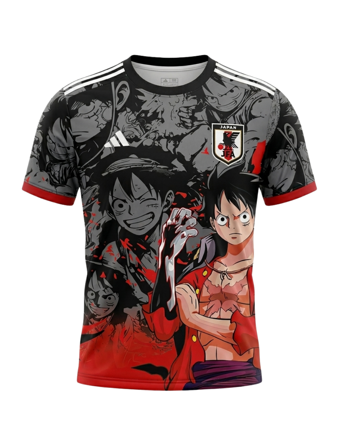 Camiseta Japon One Piece Black-Red Edition