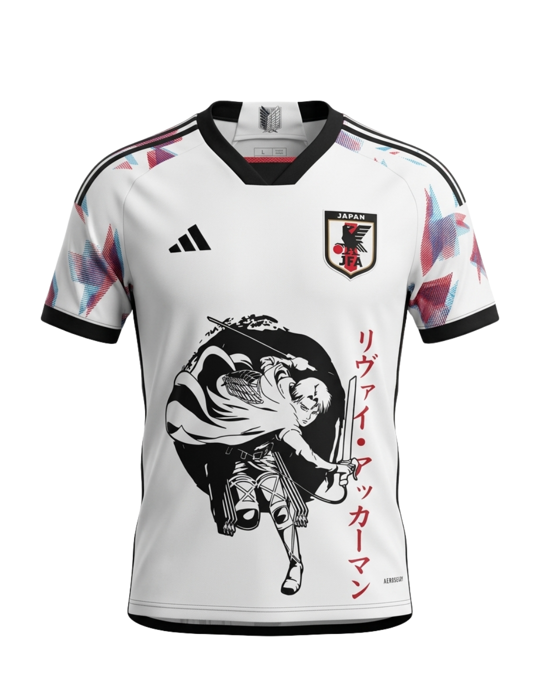 Camiseta Japon Attack on Titan Levi Ackerman